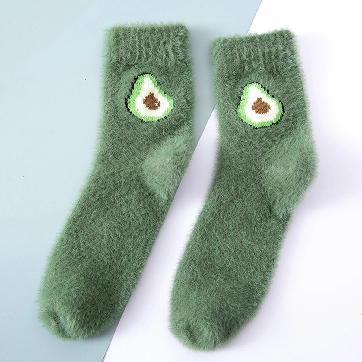 Women's Warm Solid Color Floor Socks