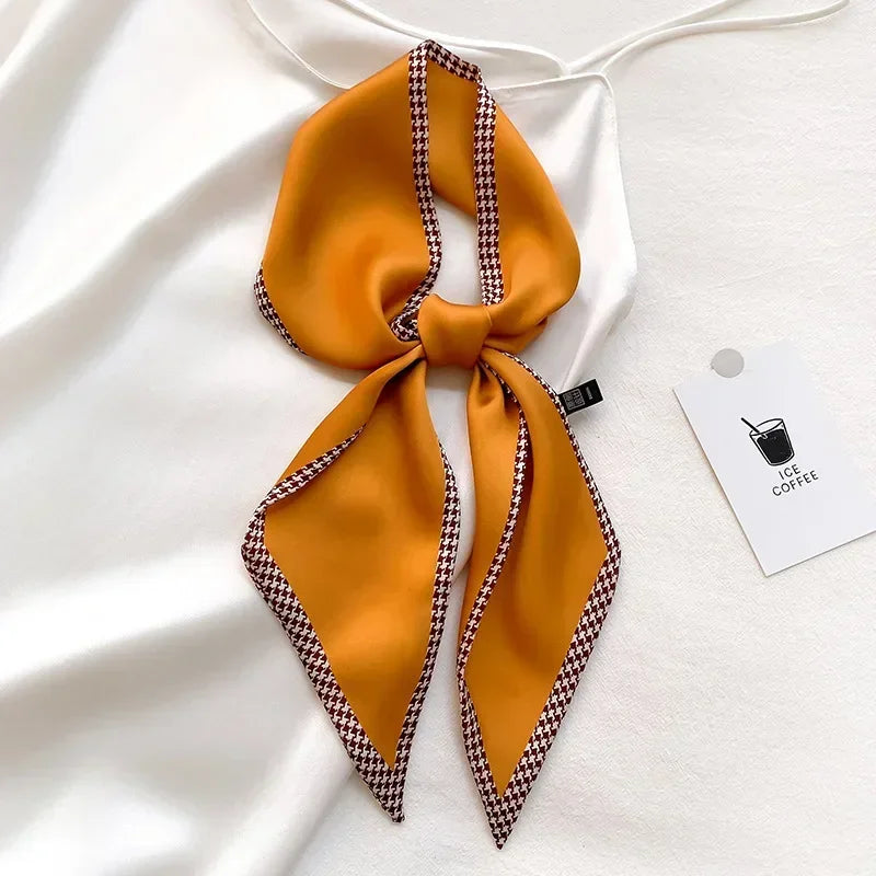 Fashion Print Hair Ribbon Scarf