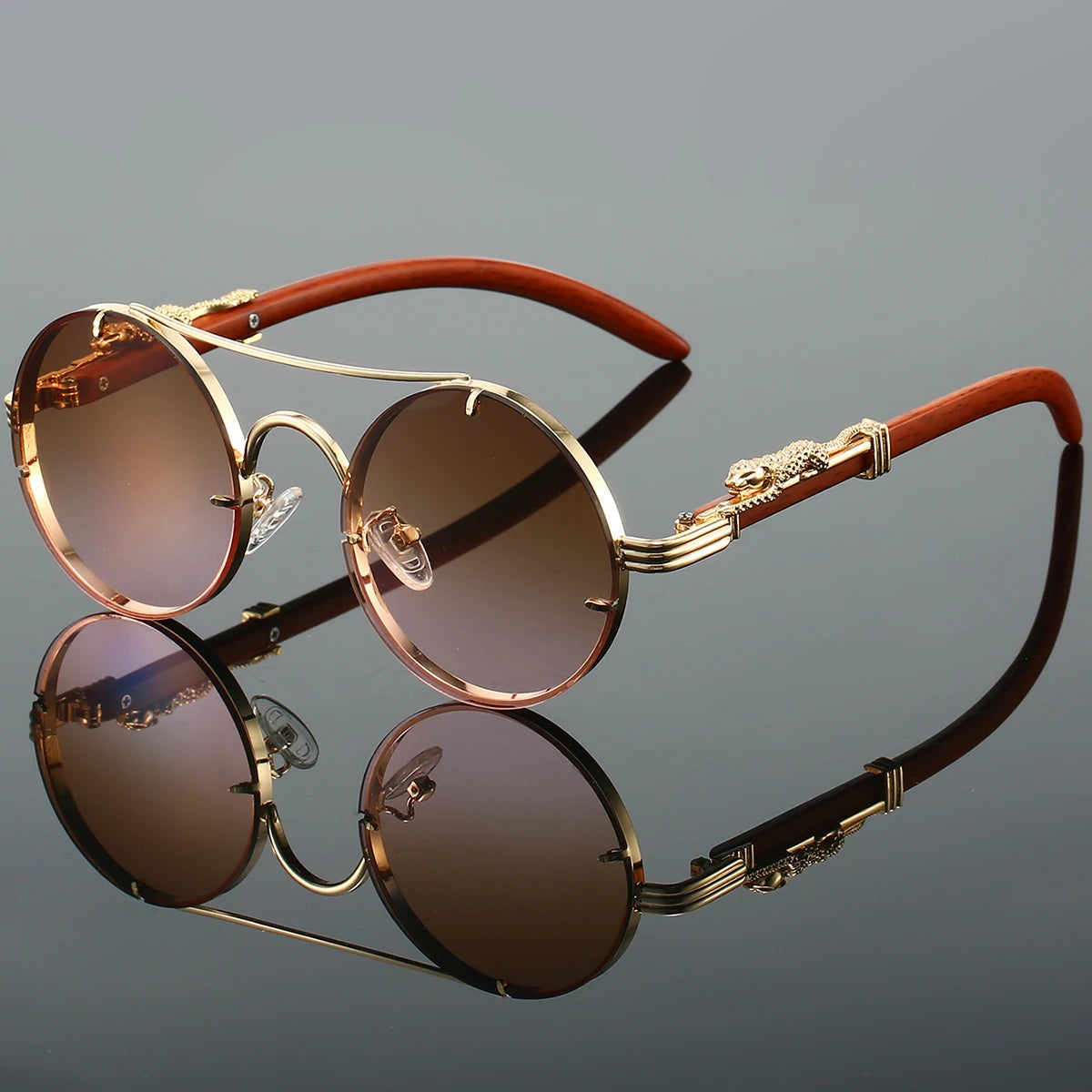 KAMMPT Vintage Round Sunglasses