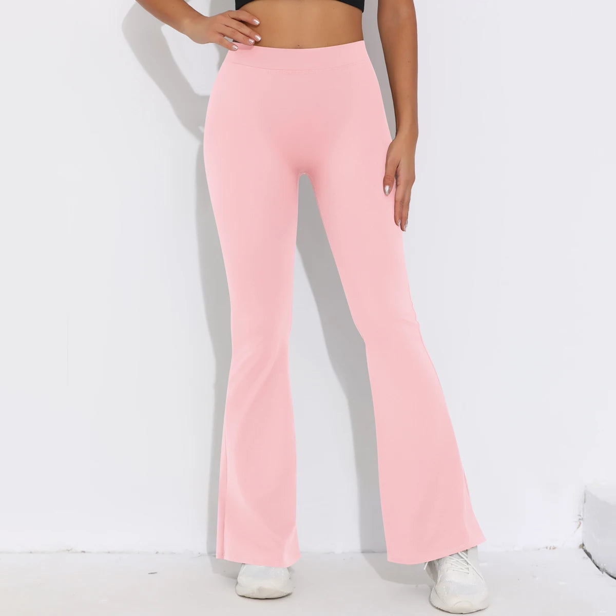 Scrunch Butt Gym Flare Leggings Sexy V Waist Push Up Leggings