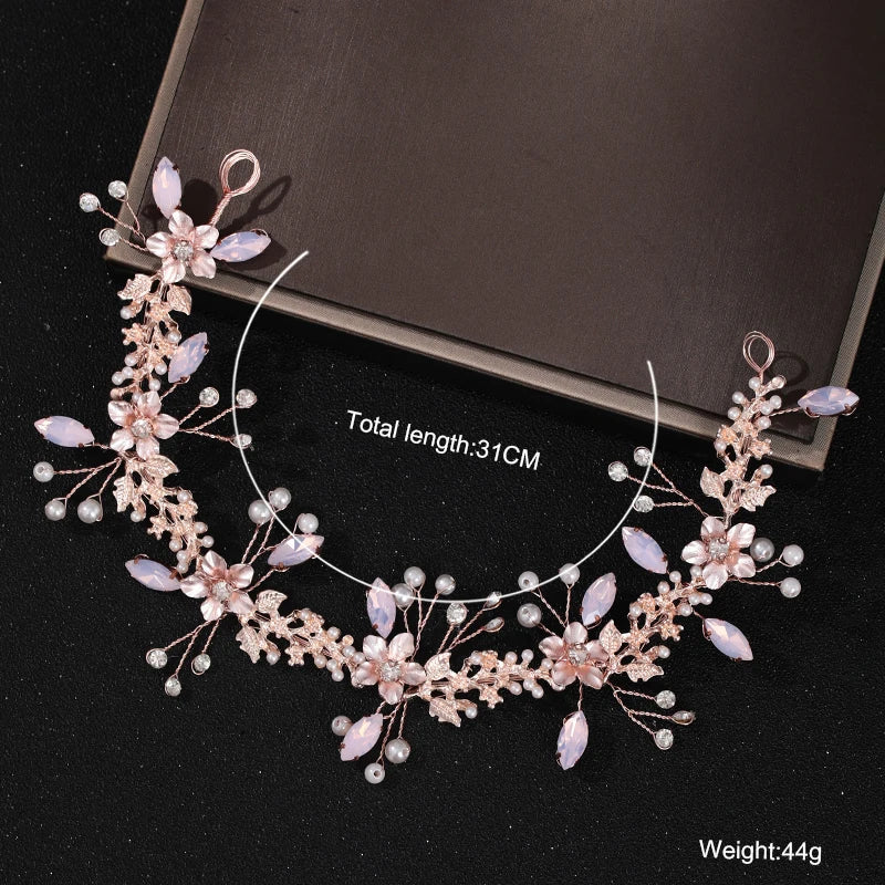 Crystal Pearl Headband