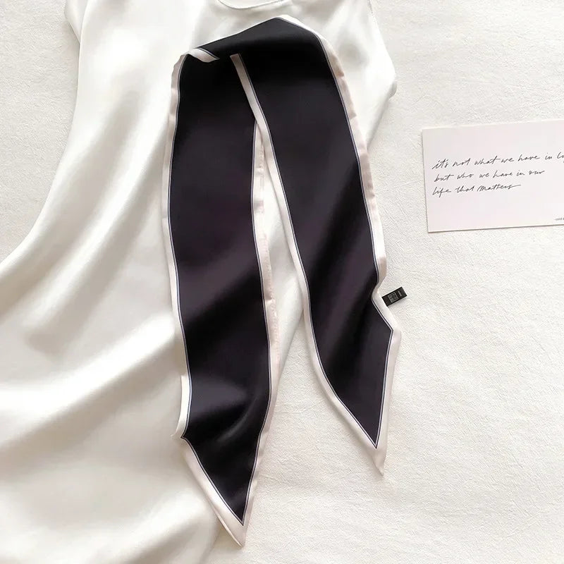 Fashion Print Hair Ribbon Scarf