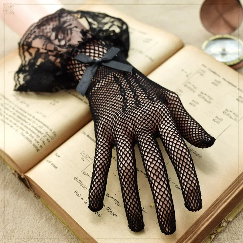 Lolita Lace Hollow Out Gloves