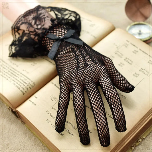 Lolita Lace Hollow Out Gloves