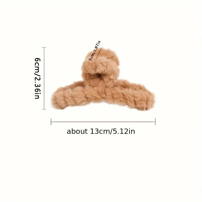 New Faux Fur Hair Claw