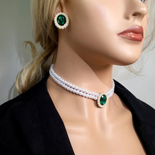 3 pieces of women's trendy jewelry set