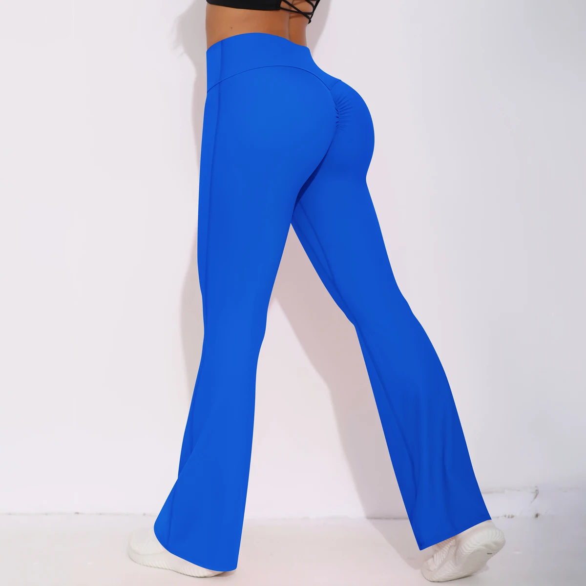 Women Yoga Bell-bottoms Tight Scrunch Butt Lifting Leggings
