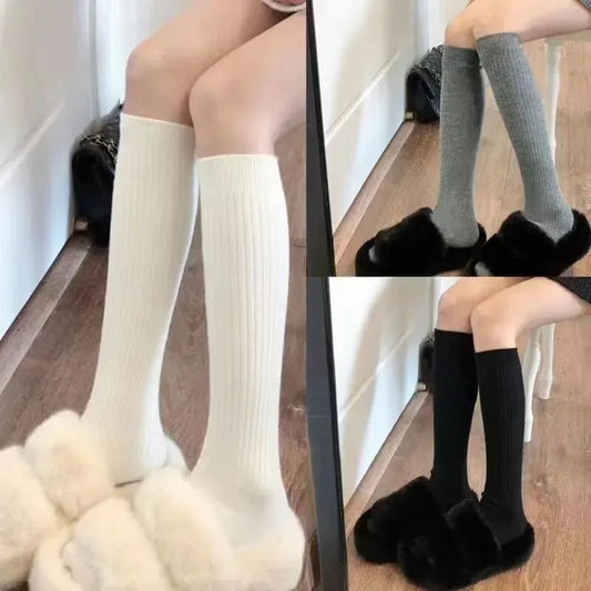 Warm Women Long High The Stockings Cotton Knee Over Thigh Socks