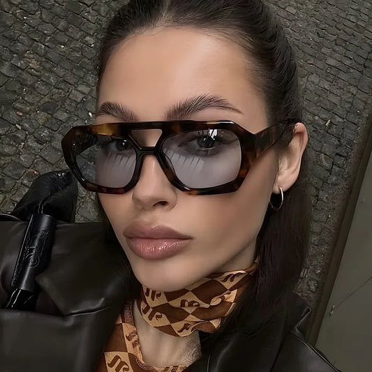 Women's Fashion Irregular Square Sunglasses