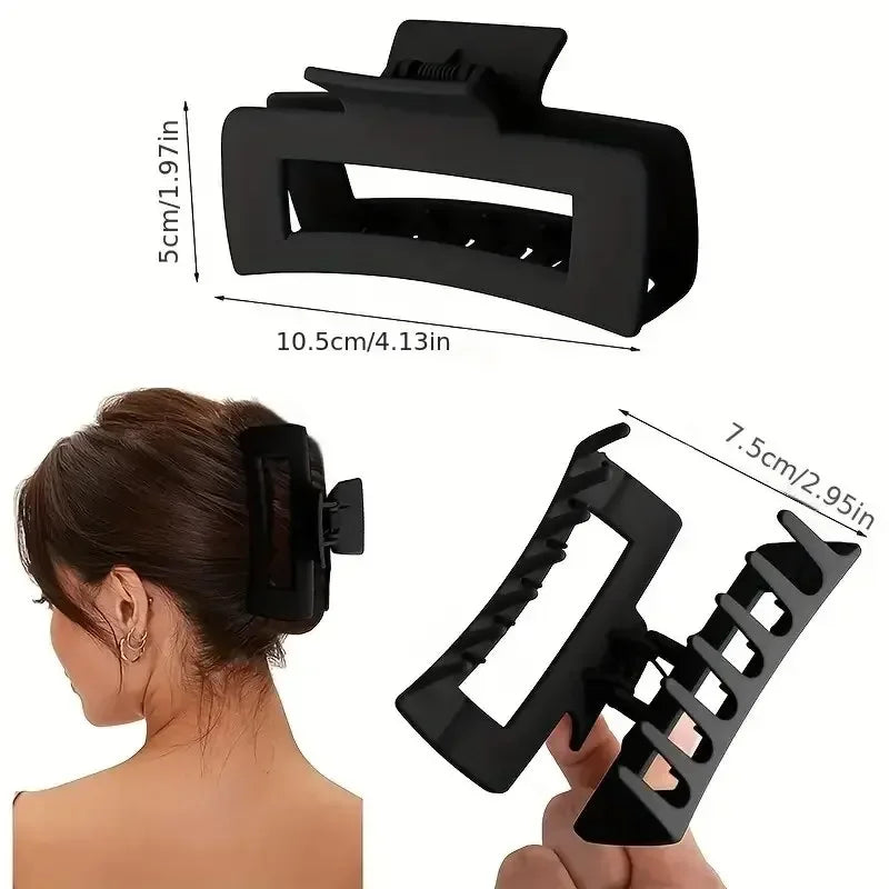4pcs Hair Claw Simple Style