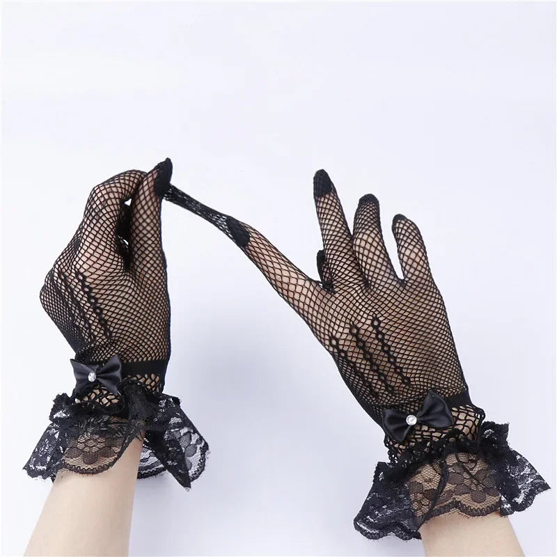 Lolita Lace Hollow Out Gloves