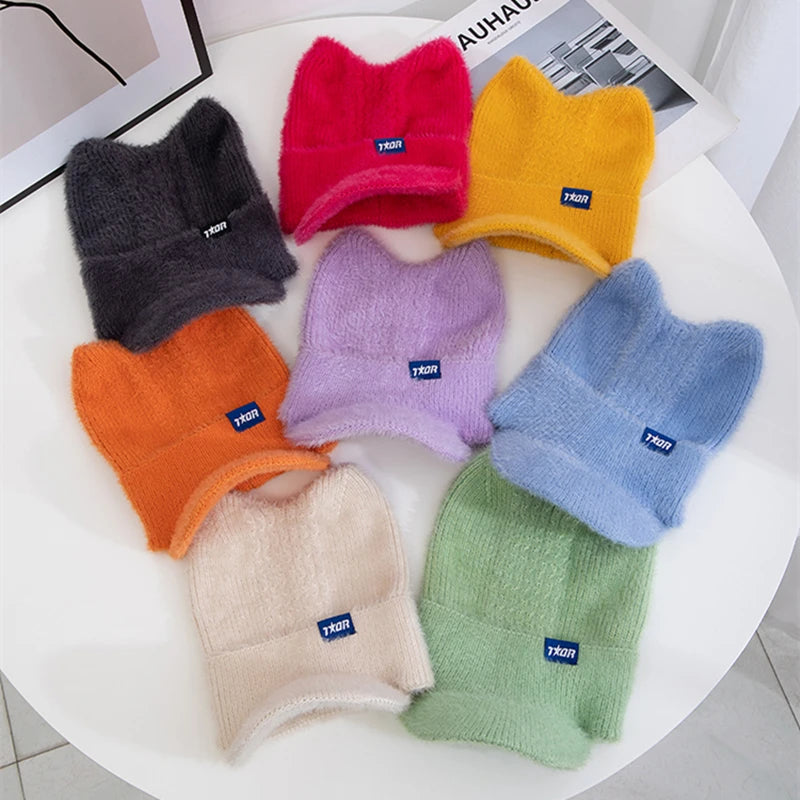 Cute Cat Ear Beanie Hats