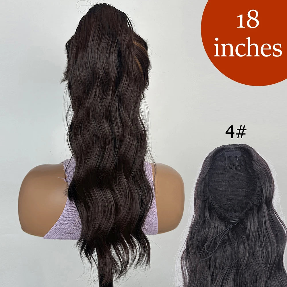 34inches Synthetic Ponytail Hair Extension