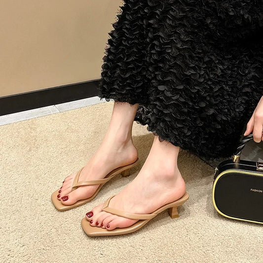 Thin Heel Flip Flops