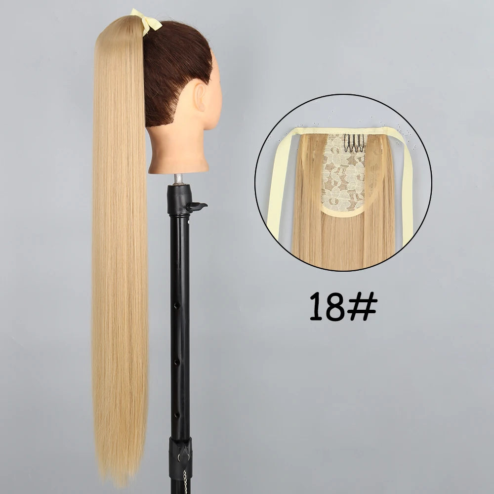 34inches Synthetic Ponytail Hair Extension