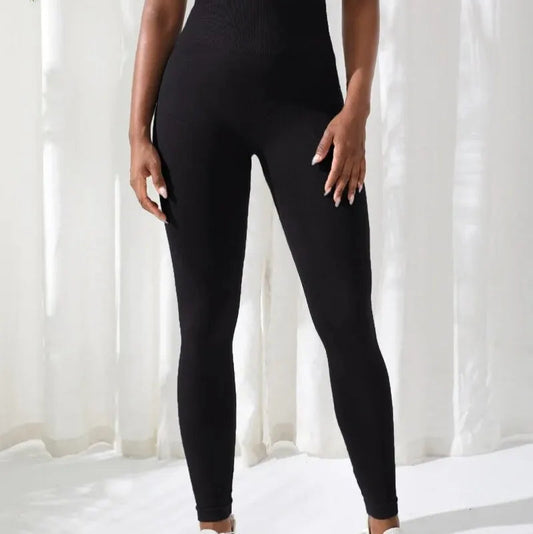 Stretchy High Waist Athletic Exercise Fitness Leggings