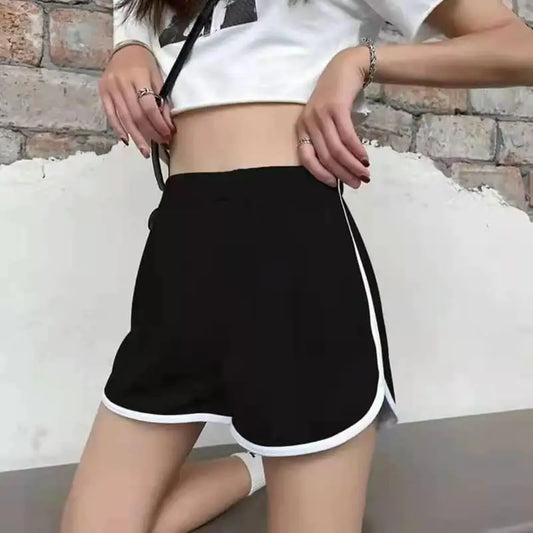 Elastic Shorts for Women, Loose Fitting.