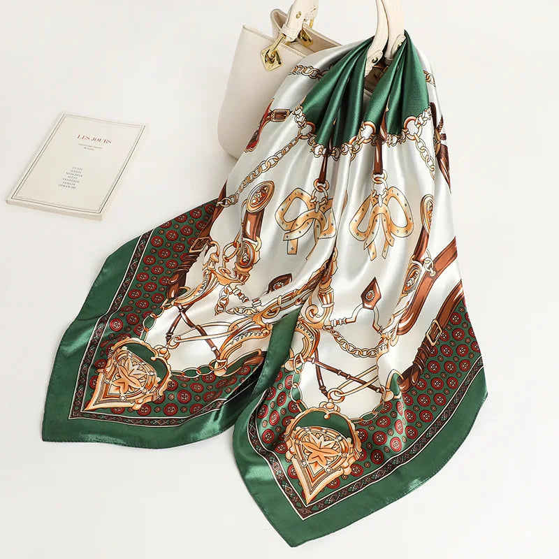 90*90cm Women Scarf Silk