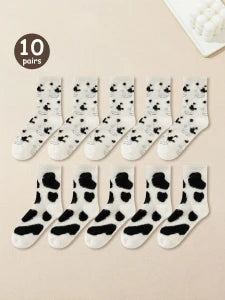 Women's Plush Mid Length Socks