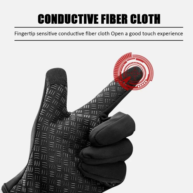 Driving Motorcycle Waterproof Thermal Non-Slip Gloves