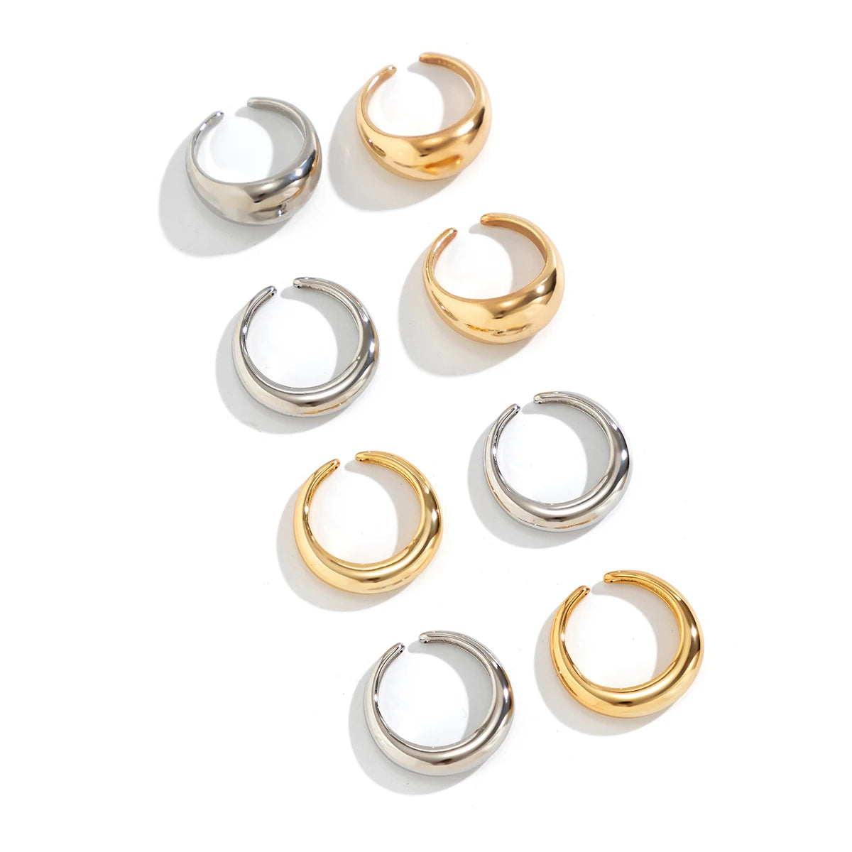 Chunky Open Smooth Surface Ring