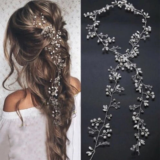 Crystal Pearl Bridal Tiaras Accessories