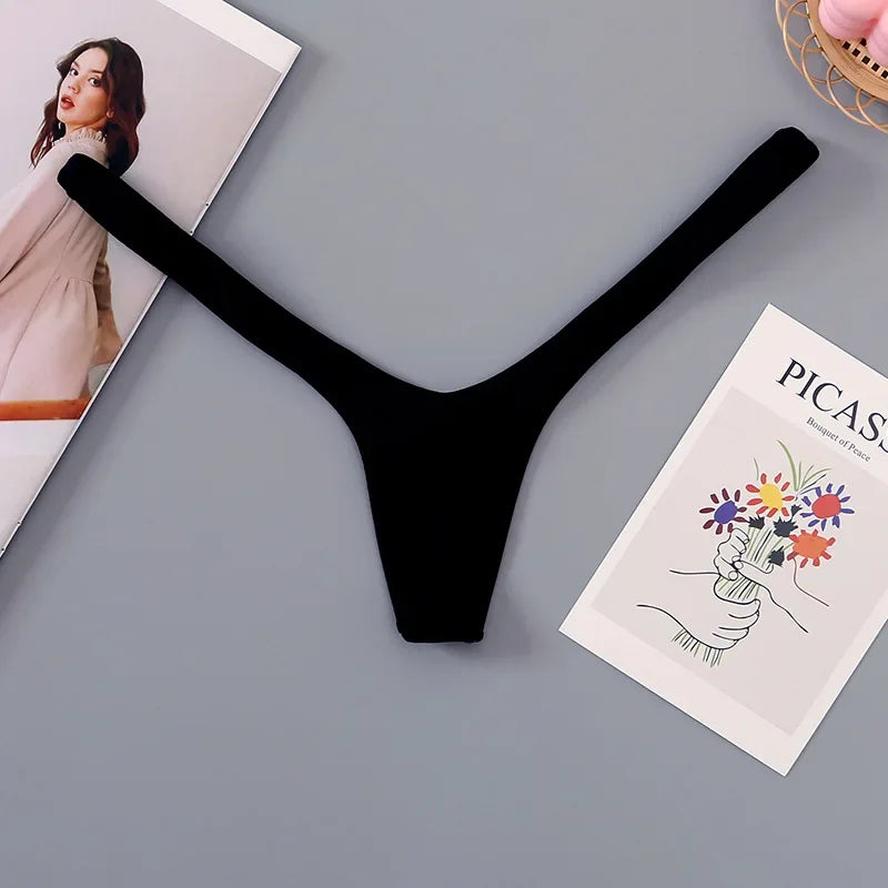 2/4pcs New Deep V Thong  Women Underwear