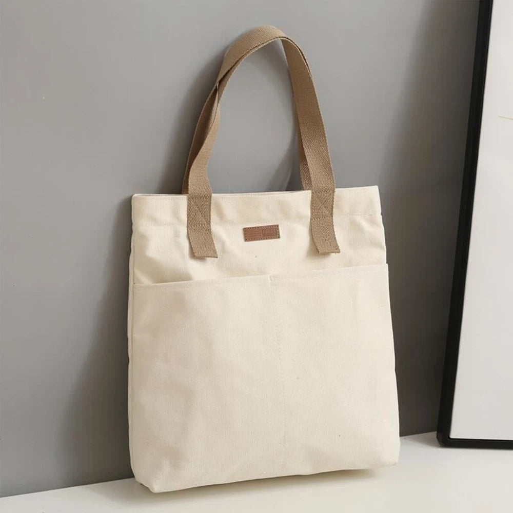 Women's Tote Bag Canvas Sewing Thread Large Capacity