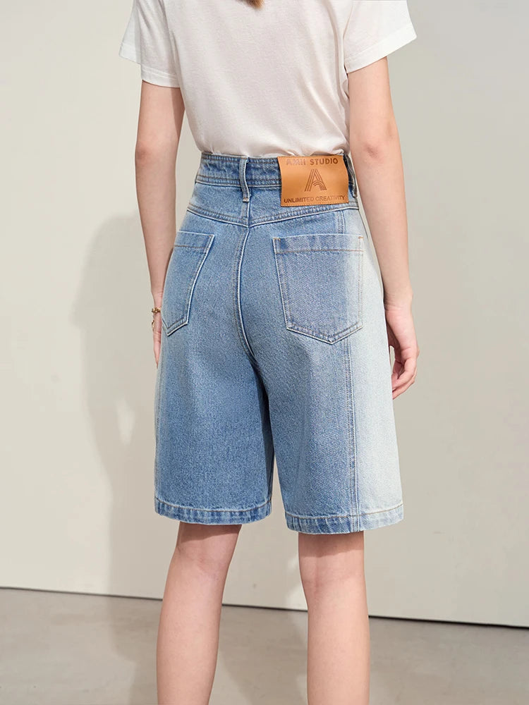 Minimalism  Jeans Shorts