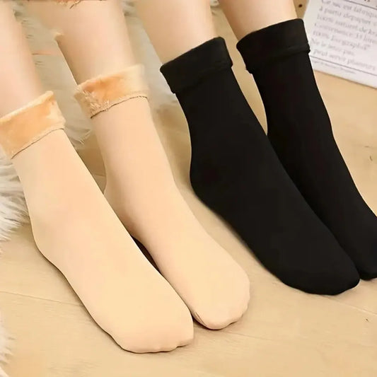 Women's Winter Thick Insulation Short Cashmere Socks
