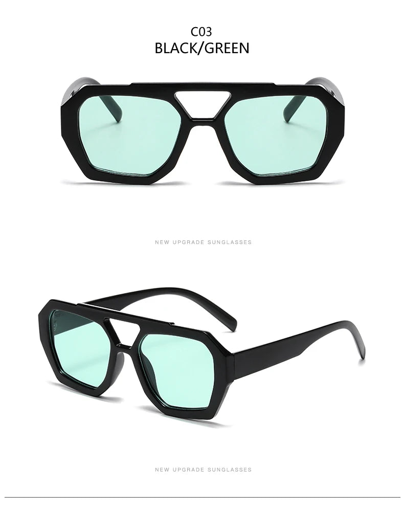 Women's Fashion Irregular Square Sunglasses