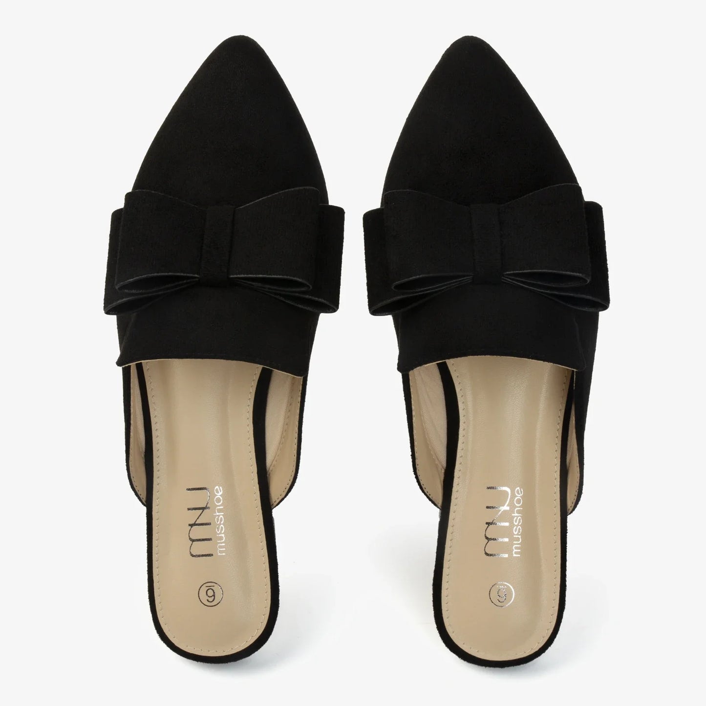 Suede Leather Slip-On Mules shoes