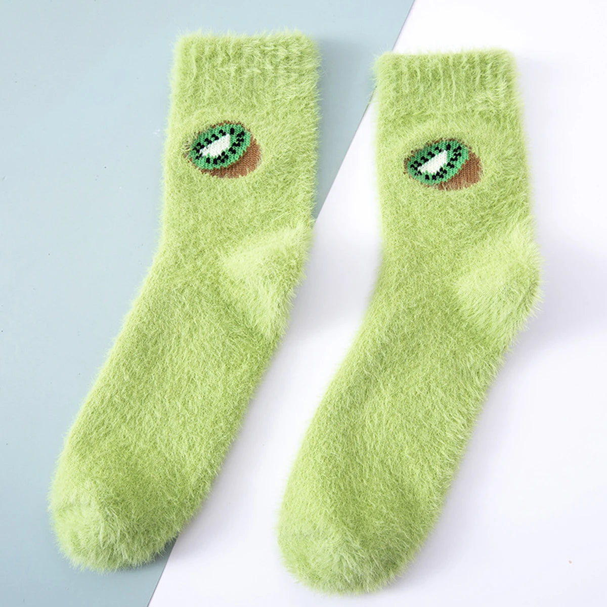 Women's Warm Solid Color Floor Socks