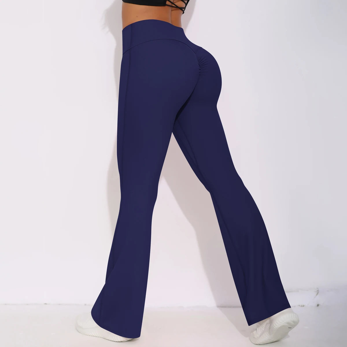 Women Yoga Bell-bottoms Tight Scrunch Butt Lifting Leggings