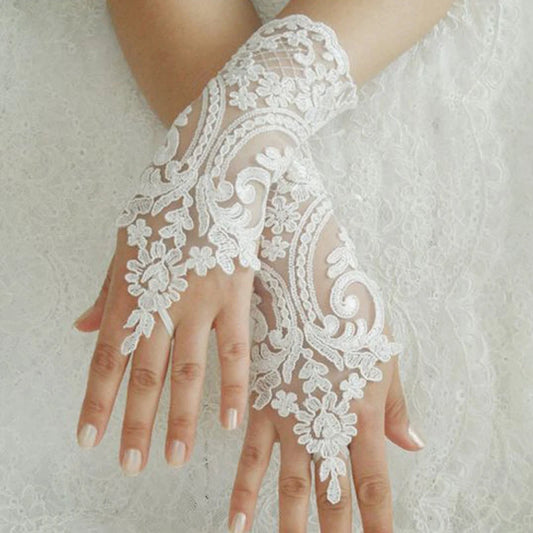 New Women Wedding Fingerless Gloves Accessory