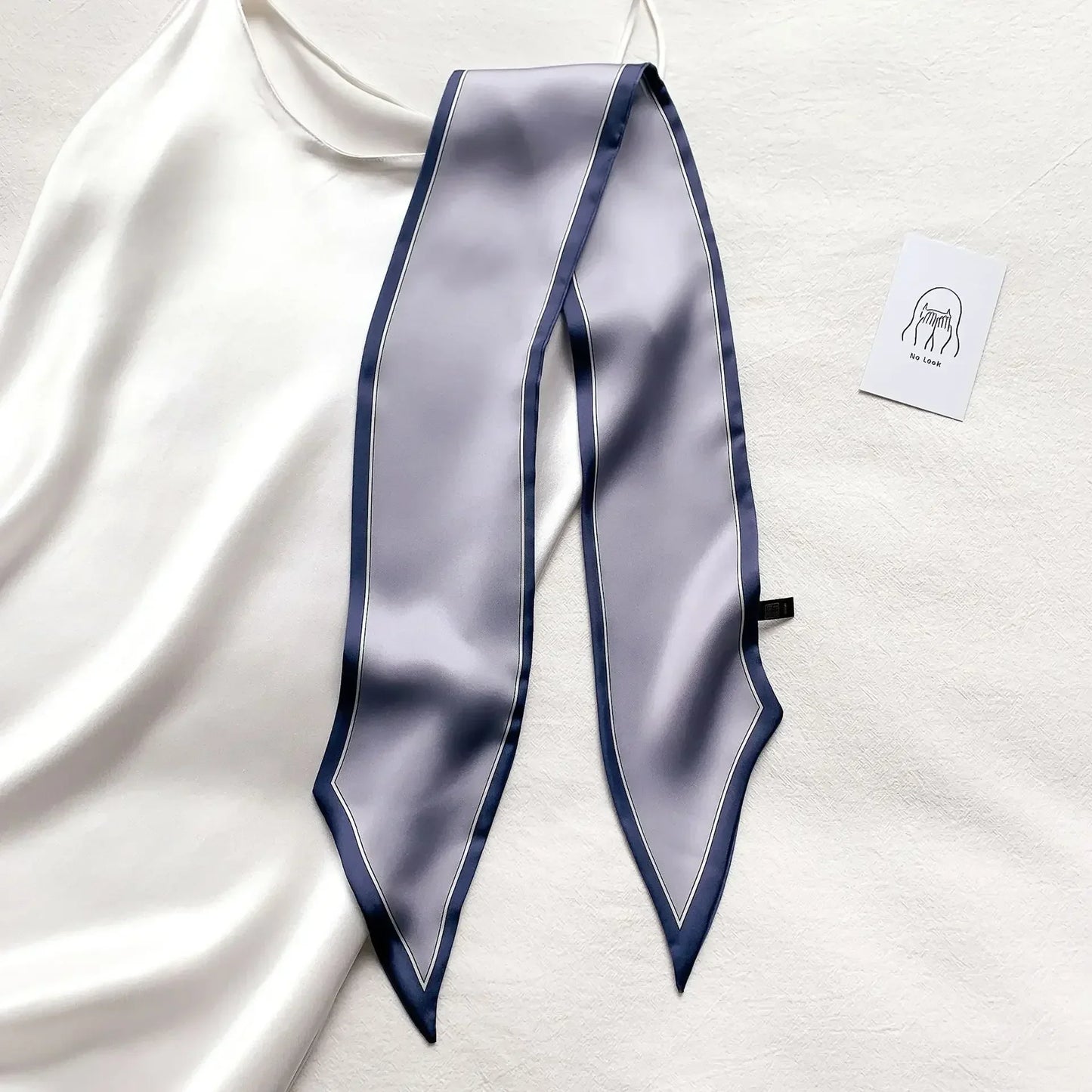 Fashion Print Hair Ribbon Scarf