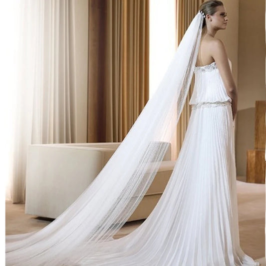 2/3/5 M White Ivory Wedding Veil Bride Accessories