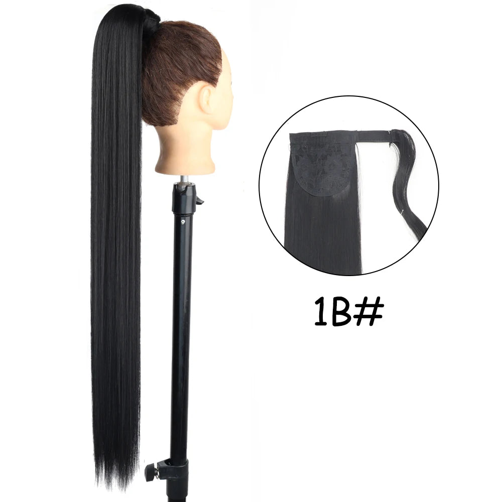 34inches Synthetic Ponytail Hair Extension