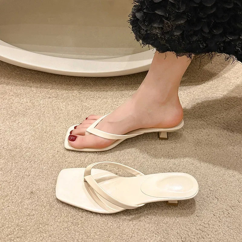 Thin Heel Flip Flops