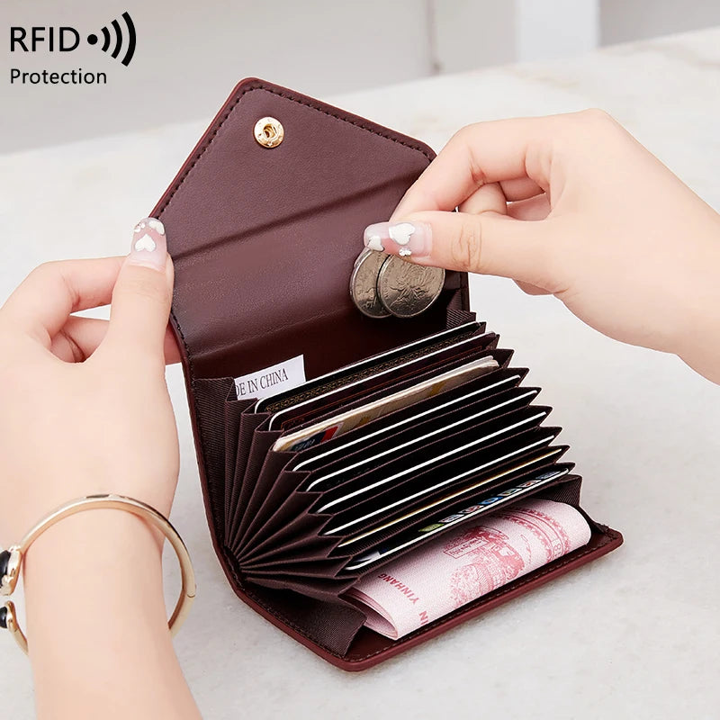 Anti-Theft Brush Organ Card Bag