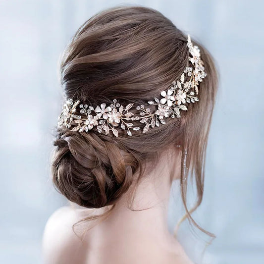 1pc bridal jewelry leaf headband