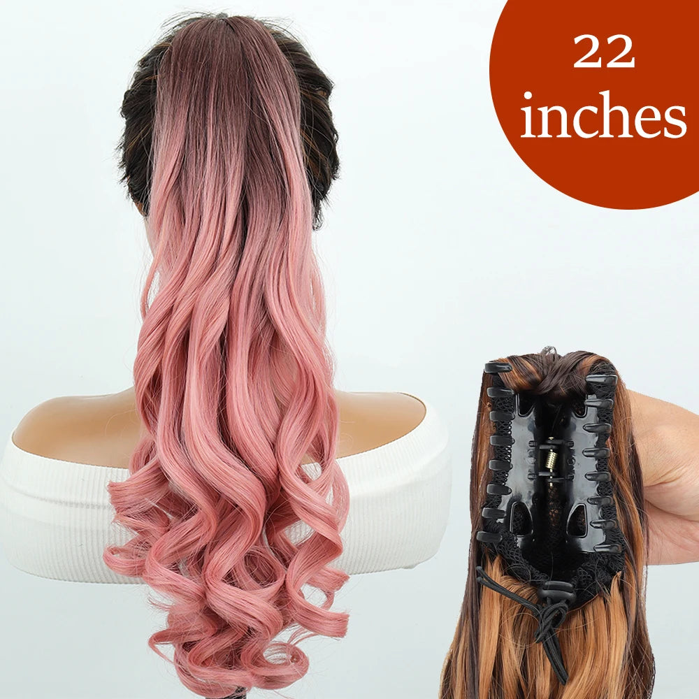 34inches Synthetic Ponytail Hair Extension