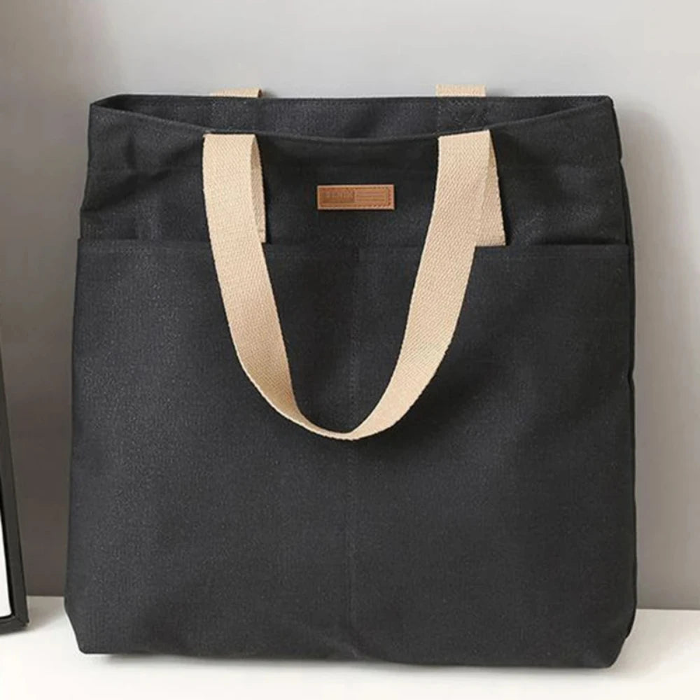 Women's Tote Bag Canvas Sewing Thread Large Capacity