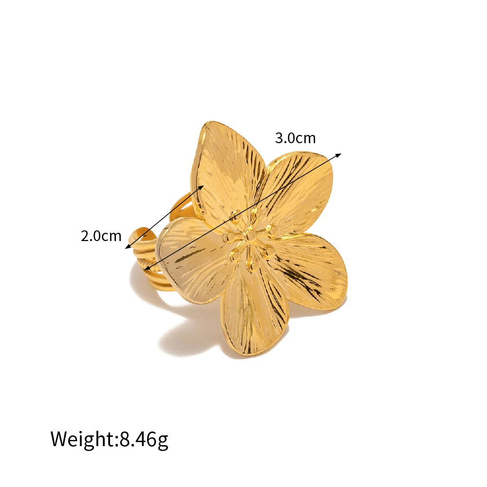 Imitation Pearl Stainless Steel Ring