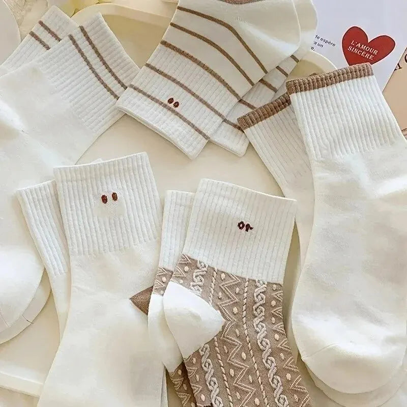 Cute Smiling Print Socks