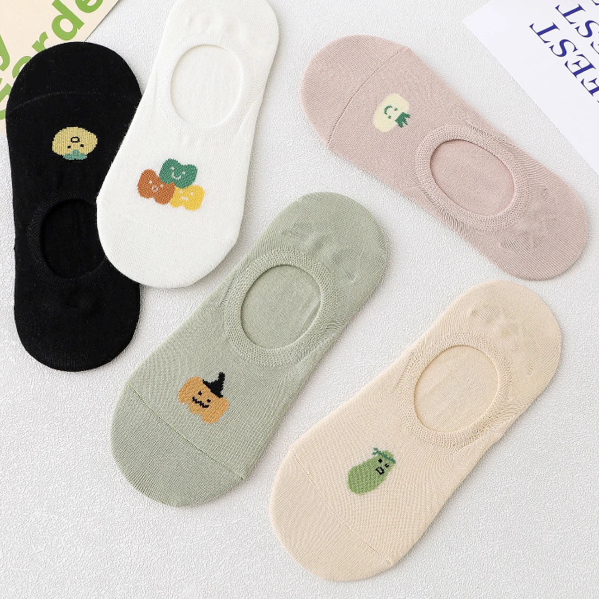 Teddy Bear Ankle Socks