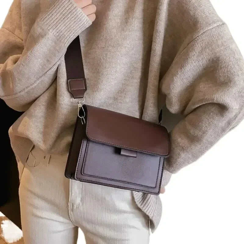 Classic Designer Leather Crossbody Bag